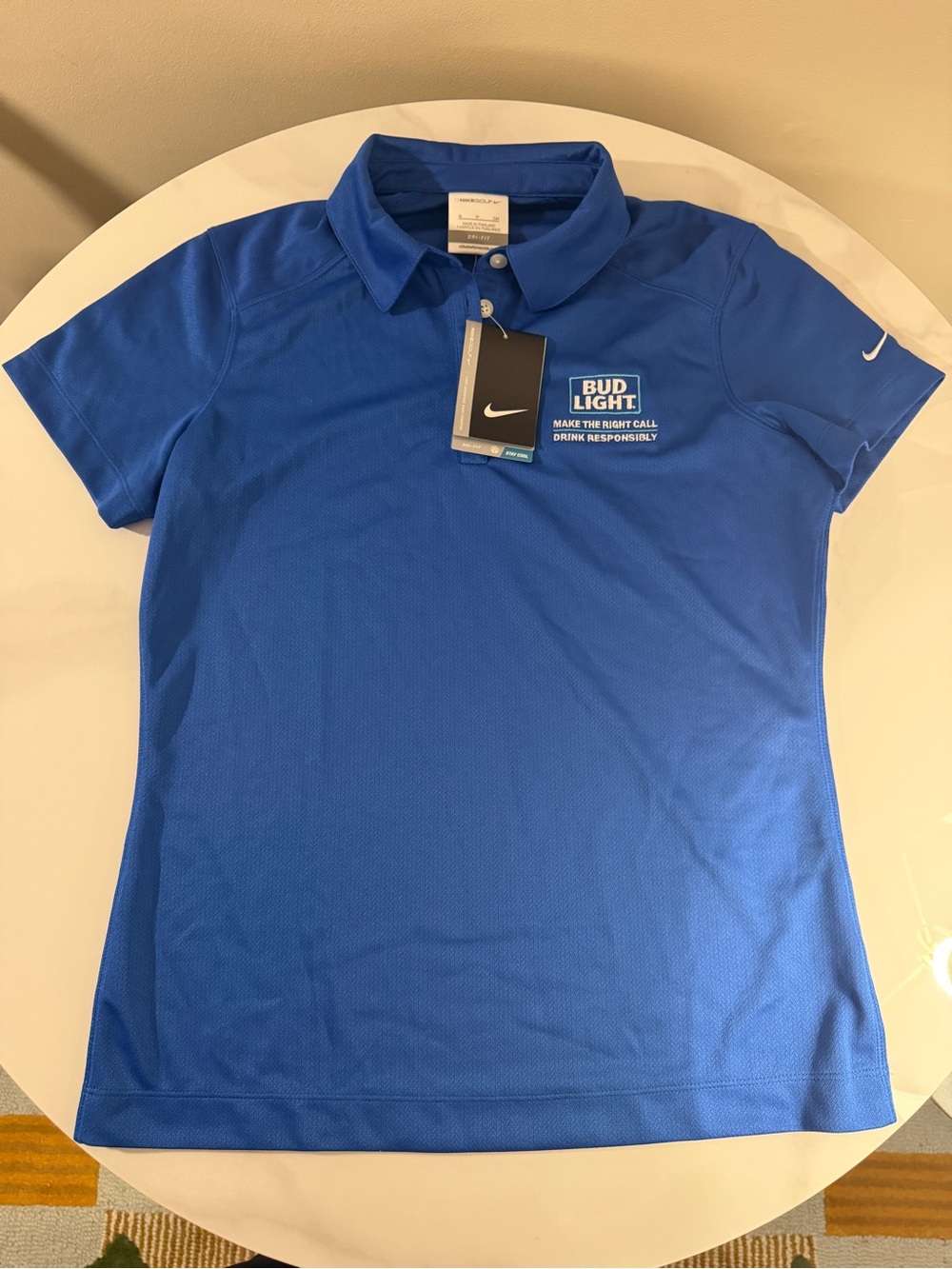 Nike Women’s Royal Blue Bud Light Golf Polo